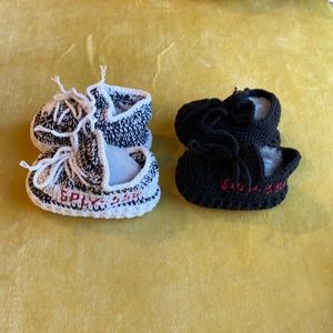 Crochet Yeezy booties